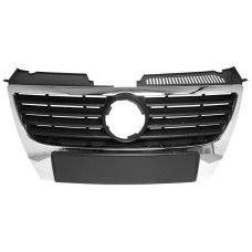 Решітка радіатора VOLKSWAGEN PASSAT B6 (05-10 г.) чорна (ви-во Тайвань)