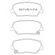 Колодки гальмівні передні HYUNDAI i30 (GD) 11-…, Elantra (MD,UD) 10-… // KIA ceed (JD) 12-..., Sorento II (XM) 09-…, Cerato 09-…, Carens IV 13-… D428E (GDB3549) (пр-во Intelli)