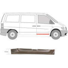 Низ каркаса передніх дверей MERCEDES VITO (-02 р.) правої (вир-во KLOKKERHOLM)
