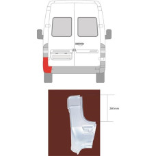 Задня стійка MERCEDES SPRINTER (95-06 р.) 55см. ліва (вир-во KLOKKERHOLM)