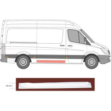 Низ каркаса сдвижной двери MERCEDES SPRINTER (06- г.) (пр-во KLOKKERHOLM)