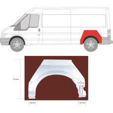 Рем заднего крыла FORD TRANSIT (00- г.) средняя база левого (пр-во KLOKKERHOLM)