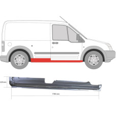 Поріг FORD TRANSIT CONNECT (03-13 р.) 2 дв правий (вир-во KLOKKERHOLM)