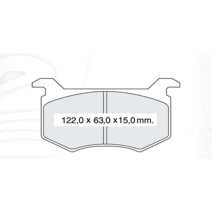 Колодки гальмівні передні Москвич 2141 D141SM (пр-во DAFMI)