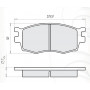 Колодки тормозные передние HYUNDAI Accent MC 05 -… KIA Rio II 05-… D114E (GDB3420) (пр-во Intelli)