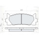 Колодки тормозные передние TOYOTA Camry V40 06-11, V40 11-… D115E (GDB3429) (пр-во Intelli)