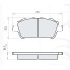 Колодки тормозные передние TOYOTA Corolla (E12) 02-07, Yaris (CP11) 99-05, Prius (NHW20) 03-09  //