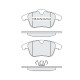 Колодки тормозные передние FORD Mondeo IV (BA) 07-14, S-Max (WA6) 06-…, Galaxy (WA6) 06-15  //  VOLV