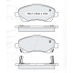Колодки тормозные передние TOYOTA Avensis (T25) 03-08, Corolla Verso (ZDE12, CDE12, ZER, ZZE12, R1)