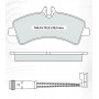 Колодки тормозные задние MB Sprinter  II (906) 06-…  // VW Crafter 06-…. D127E (GDB1699) (пр-во Inte