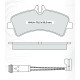 Колодки тормозные задние MB Sprinter  II (906) 06-…  // VW Crafter 06-…. D127Ei (GDB1699) (пр-во Int