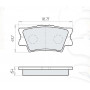 Колодки тормозные задние TOYOTA  Camry (V30) 06 -…, RAV 4 III (ACA, ACE) 05-…  D136E (GDB3426) (пр-в
