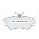 Колодки тормозные передние VW Transporter T4 (no vent) 15