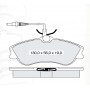 Колодки тормозные передние CIT Berlingo 96-…, Xsara 97-05  //  PEUG 206 05-…, 306  97-02, Partner 96