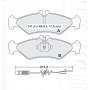 Колодки тормозные задние MB Sprinter (901, 902, 903) 95-... //  VW LT II 28-35, 28-46 96-06 D147E (G