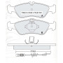 Колодки тормозные задние MB Sprinter (901, 902, 903, 904, 909) 95-…, G-Classe (W463) 90-... //  VW L
