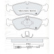Колодки тормозные задние MB Sprinter (901, 902, 903, 904, 909) 95-…, G-Classe (W463) 90-... //  VW L