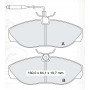 Колодки тормозные передние PEUG Boxer 94-02  // FIAT Ducato 94-02  //  CIT Jumper 94-02 D150E (GDB11
