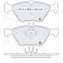 Колодки тормозные передние MB C-Classe (W202), E-classe (W210), S-classe (C140), CLK (C208) 95-04 D1