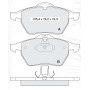 Колодки тормозные передние OPEL Vectra B 95-03  //  SAAB 9-3 98-02 D156Ei (GDB1271) (пр-во Intelli)