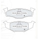 Колодки тормозные передние VW Polo (6N1, 6N2) 94-01, Lupo (6X1, 6E1) 98-05  //  SKODA Fabia  I, II 9