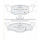 Колодки тормозные передние VW Golf III 91-99, Vento 91-98, Polo 95-01  //  SEAT Ibiza II, III 93-02,