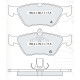 Колодки тормозные передние OPEL Omega B 94-00, Calibra A 92-97  //  SAAB 900 II 93-98 D160Ei (GDB116