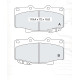 Колодки тормозные передние TOYOTA Landcruiser 70, 80 84-97, Hi-Lux I, II 79-84, 4 Runner 90-95 D172E