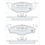 Колодки тормозные передние VW Golf III 91-97, Vento 91-98, Polo 99-01  //  SEAT Ibiza II, III 93-02,