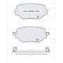Колодки тормозные передние SUZUKI Vitara 94-05, Grand Vitara 98-03 D178Ei (GDB3132) (пр-во Intelli)