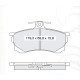 Колодки тормозные передние MITSU Carisma 95-06 D180Ei (GDB1197) (пр-во Intelli)