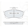 Колодки тормозные передние MITSU Carisma 95-06 D180Ei (GDB1197) (пр-во Intelli)