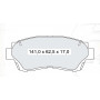 Колодки тормозные передние TOYOTA Camry (V10, V20) 91-01  //  LEXUS ES 91-97, LS 89-94 D185E (GDB315