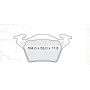 Колодки тормозные задние MB Vito (638) 96-03, V-Classe (638/2) 96-03 D187E (GDB1408) (пр-во Intelli)