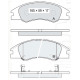 Колодки тормозные передние KIA Cerato (LD0) 04-09 D193E (GDB3367) (пр-во Intelli)