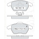 Колодки тормозные передние VW IV 10-…, Polo Sedan 10-...  // SKODA Rapid 15-... //  SEAT Ibiza V 15-