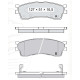 Колодки тормозные передние KIA Rio I 02-05, Shuma I/II 97-04, Carens I 00-02, Clarus 95-01 D196E (GD