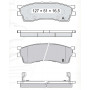 Колодки тормозные передние KIA Rio I 02-05, Shuma I/II 97-04, Carens I 00-02, Clarus 95-01 D196E (GD