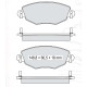 Колодки тормозные передние FORD  Mondeo III 00-07  //  JAGUAR X-Type 01-09 D205E (GDB1434) (пр-во In