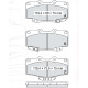 Колодки тормозные передние TOYOTA Landcruiser 70, 80, 90 84-02, Hi-Lux I, II 88-05, 4 Runner 90-95 D