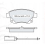 Колодки тормозные задние FORD Transit 06-14, Tourneo 06-14 D212E (GDB1725) (пр-во Intelli)