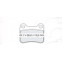 Колодки тормозные задние MB C-Classe 190 (W201) 82-93 D213E (GDB294) (пр-во Intelli)