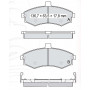 Колодки тормозные передние HYUNDAI Elantra (XD) 00-06, Matrix 01-10 D214E (GDB3378) (пр-во Intelli)