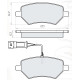 Колодки тормозные передние CHERY Elara (A21) 06-... D220E (A21-6GN3501080BA ) (пр-во Intelli)