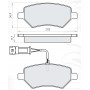 Колодки тормозные передние CHERY Elara (A21) 06-... D220E (A21-6GN3501080BA ) (пр-во Intelli)
