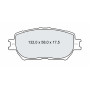 Колодки тормозные передние TOYOTA Camry (V30) 01-06 D225E (GDB3314) (пр-во Intelli)