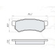 Колодки тормозные задние CHEVR Lacetti / DAEWOO Nubira 05-… D227E (GDB4178) (пр-во Intelli)