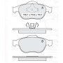 Колодки тормозные передние RENA Laguna II/III 01-…, Megane II 02-08, Scenic II 03-…  //  TOYOTA Aven