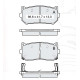Колодки тормозные задние KIA Shuma I/II 97-04, Clarus (K9A) 95-01, Carens I/II 00-…, Cerato I 01-04