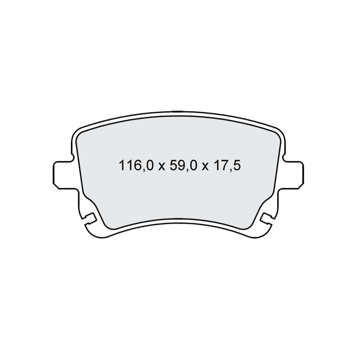 Колодки тормозные задние VW Multivan/Transporter T5/T6  03-… D239Ei (GDB1557) (пр-во Intelli)